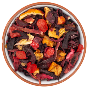 Чай фруктовый ароматизированный "Брусничный морс"